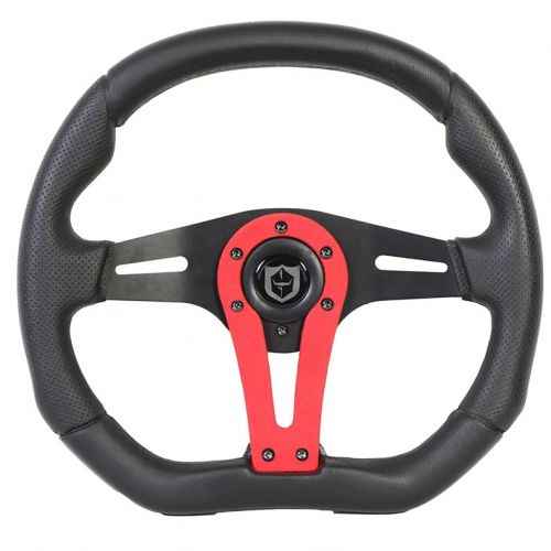 Pro armor force steering wheel red a19uz284rd