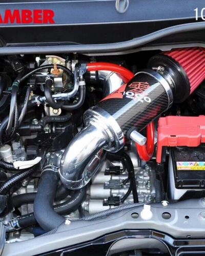 Honda fit ge8 (2009-2013) top fuel zero 1000 carbon fiber air intake system