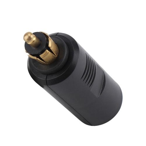 12v universal motorcycle cigarette lighter plug adapter for din socket