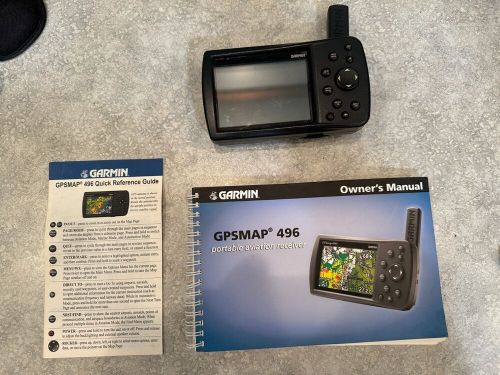 Garmin 496 aviation gps with the accessories