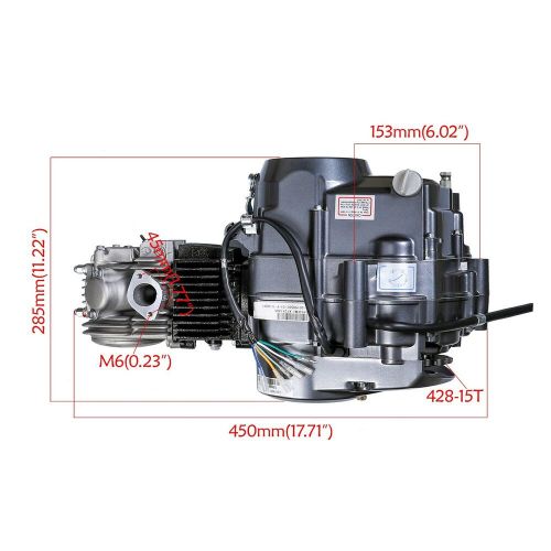 Lifan 125cc motor engine full kit manual clutch for honda crf50 xr50 ct70 atc70