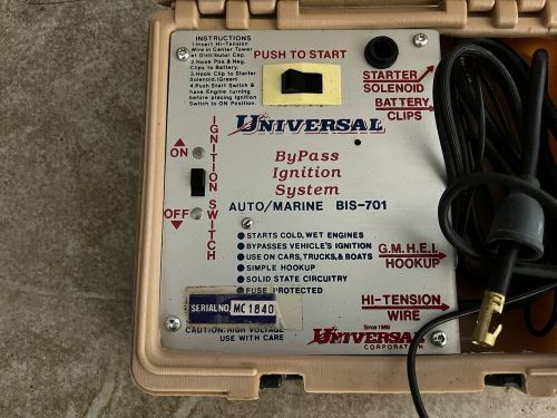 Vintage universal bypass ignition system auto/ marine bis - 701