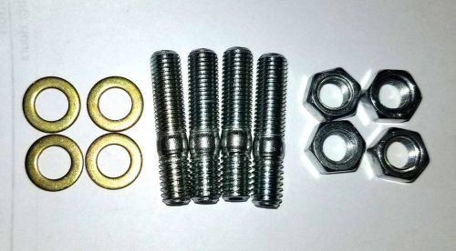 Carb stud kit, 1 1/2&#034; set/4, fits edelbrock and holley carbs