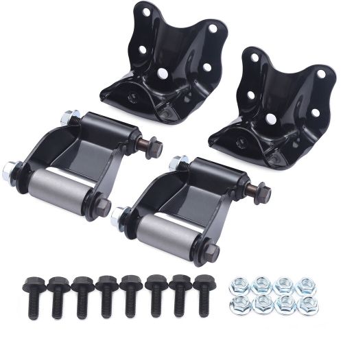 4wd rear leaf spring hanger shackle bracket repair kit for ford bronco f150 new