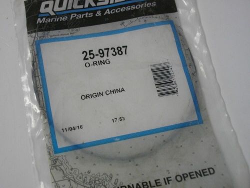 Mercury marine quicksilver mercruiser 25-97387 o-ring for bravo sterndrive oem