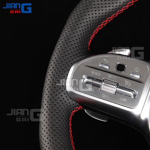 Carbon fiber led steering wheel for mercedes-benz amg g63 c63 gt s63 c300