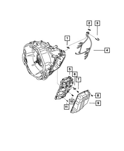 Genuine mopar o ring 68104263aa