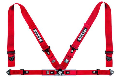 Sparco belt 4pt for 3in/2in competition harness - red