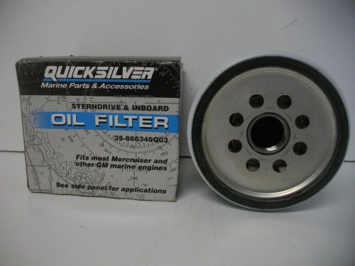 Mercury marine mercruiser quicksilver 35-866340q03 oil filter oem