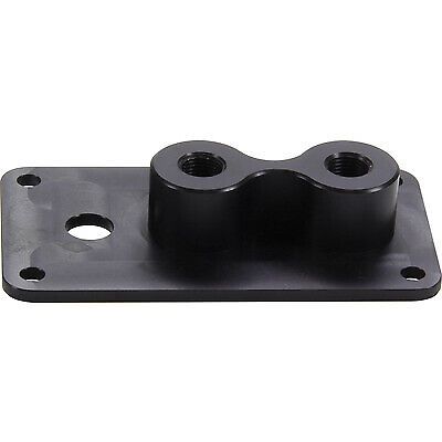 Quickcar racing products firewall junction 2 threaded &amp; 1 thru hole 63-121