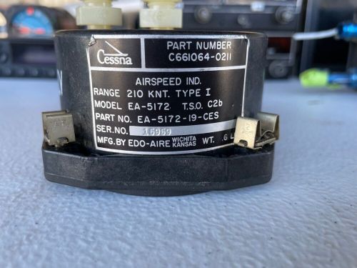 Cessna airspeed indicator. 1980 cessna 180k   pn c661064-0211