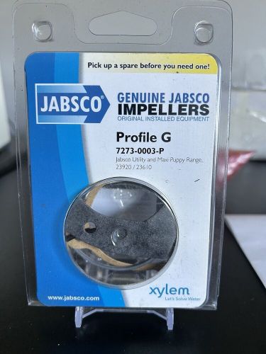 Jabsco impellers profile g 7273-003-p nitrile 6 blade single flat drive