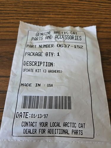 Arctic cat snowmobile clutch update washer kit 0637-152