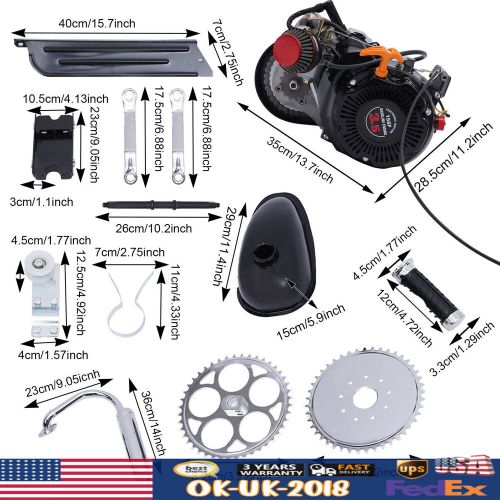 100cc 4 stroke Bicycle Engine Kit Set Gas Motorized Motor Bike Modified Engine, US $307.22, image 7