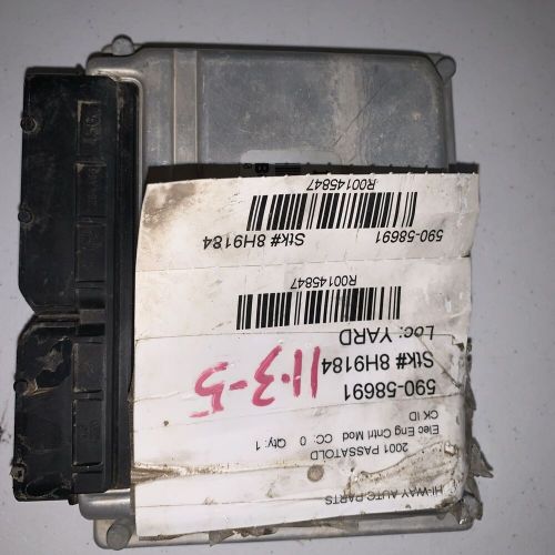 Oem 2001 volkswagen vw passat 1.8l ecm ecu 4b0906018bq