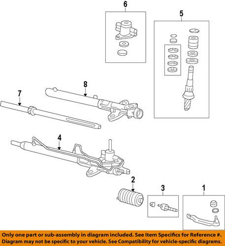 Honda oem 53560-stx-a02 tie rod/steering tie rod end