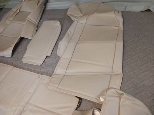 2000-2003 nissan maxima gray &#034;rear&#034; seat covers premium leatherette by coverking