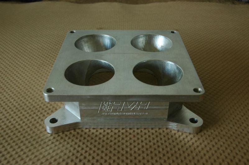 Carb spacer, 2" hvh super sucker, adapter for 4500 series carb to 4150 manifold