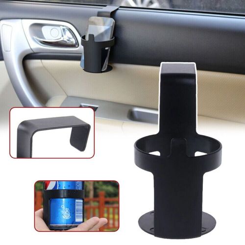 4pcs car water cup holder drink bottle portable window door hook stand container