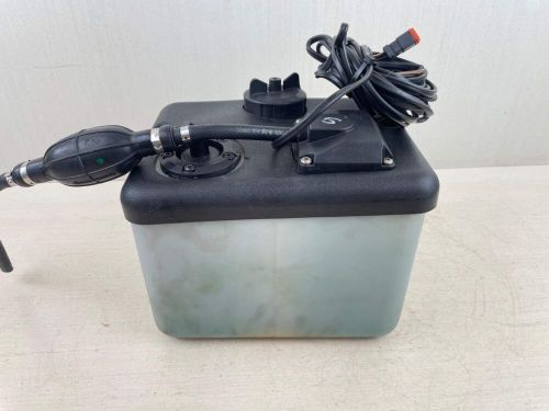 Johnson evinrude 2 stroke outboard oil supply tank w/ return 1.8 gallons