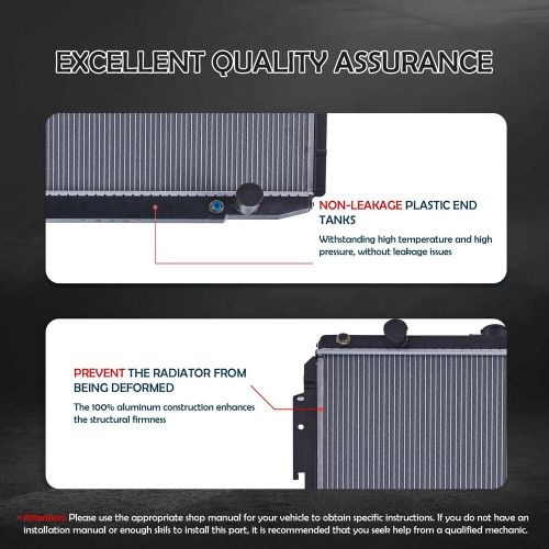 Aluminum radiator for 95-03 dodge ram 1500 van 95-98 b1500 b2500 b3500 1707 lkhf