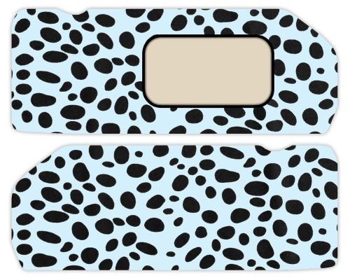 Sun visor covers fits 1987-1996 dodge dakota for driver&amp;passenger ladybug design