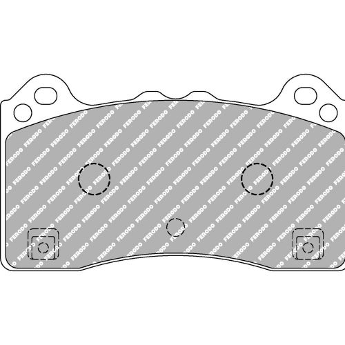 Ferodo ds2500 performance front brake pads fcp4830h for ford focus rs mk3 2.3l