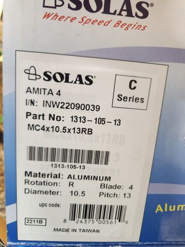 Solas amita 4 blade 10.5x13  part# 1313-105-13