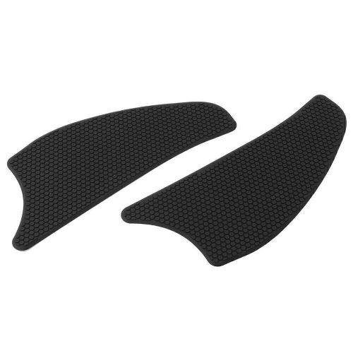 Black side tank pads traction grips protector for 2015-2019 kawasaki versys 1000