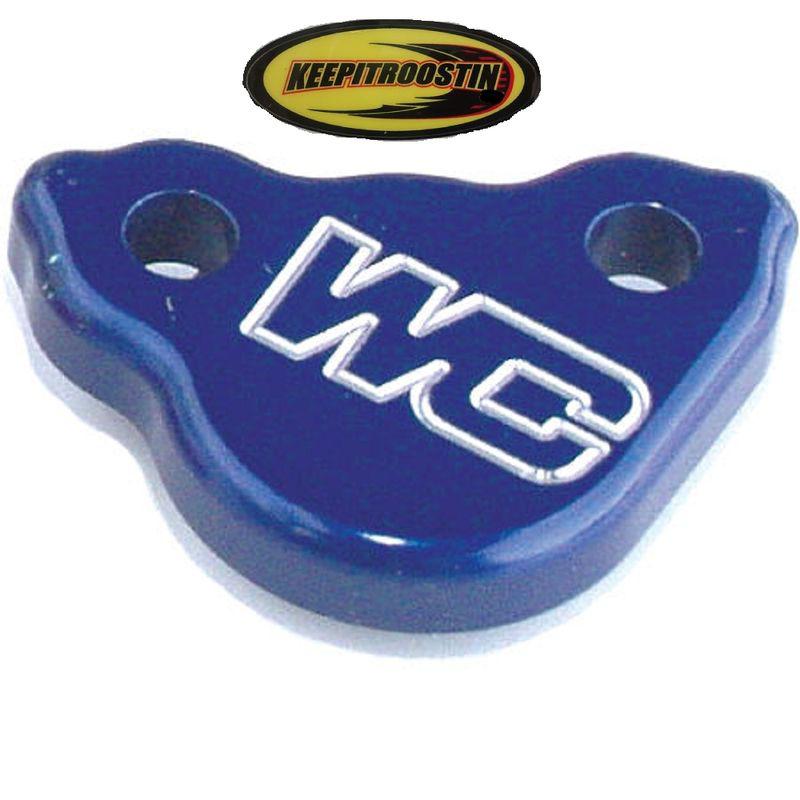 Works rear brake cylinder blue cap for yamaha wr 250 450 2003-2012 wr250 wr450