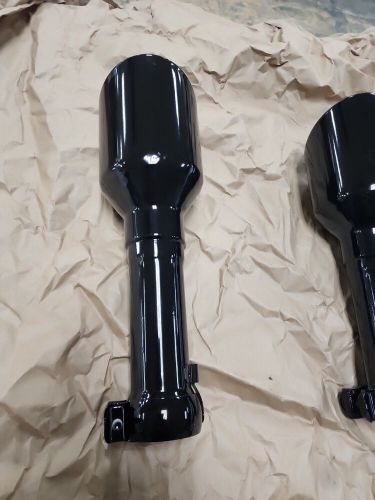 2019-2022 dodge ram black dual exhaust tips pair..  gloss black powder coated oe