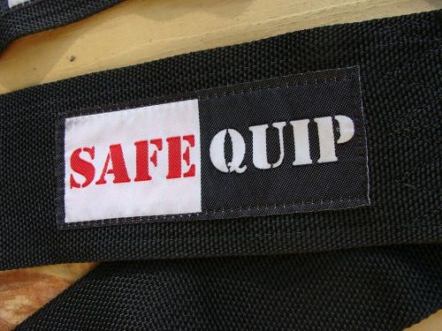 Safequip black 3&#034; latch link lock 4 point racing belts harness bolt in feb 2002