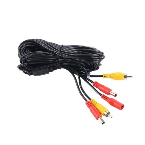 Plug and play 7m for car dc video av extension cable for backup camera