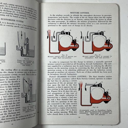 1932 stromberg aircraft carburetors manual iv edition nice condition