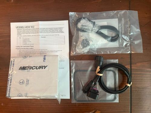 New mercury oem vesselview 502  display with wiring.