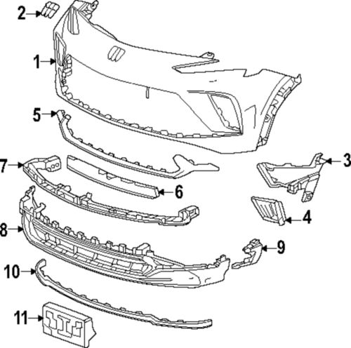 Genuine gm deflector 42771019