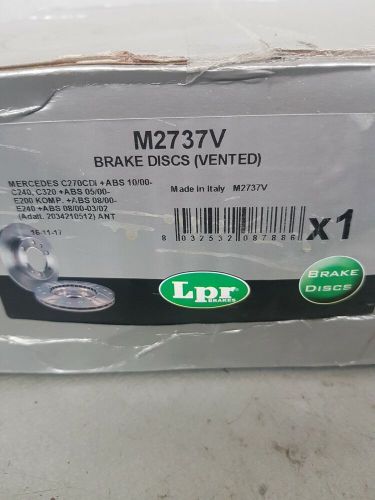 Lpr m2737v brake disc (1) vented for mercedes chrysler