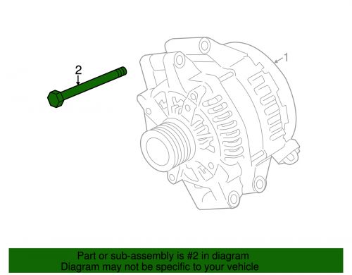 Genuine bmw alternator mount bolt 07-11-9-908-002