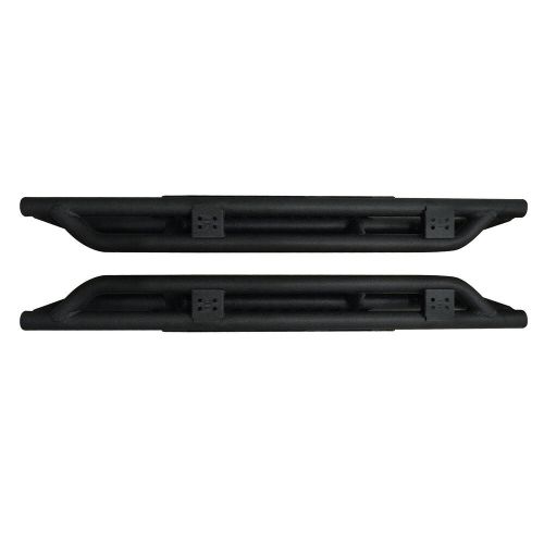 Running boards for 2007-2018 jeep wrangler jk 2-dr step nerf bars black gaus