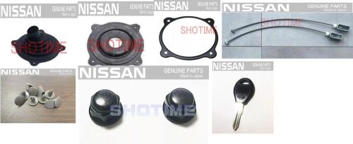 Nissan genuine cefiro a31 key &amp; boot &amp; cable &amp; clip &amp; nut set