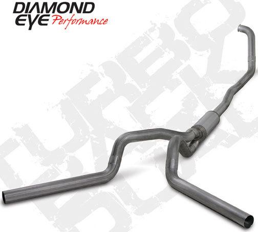 Diamond eye exhaust- 03-07 ford 4" stainless-turbo back dual