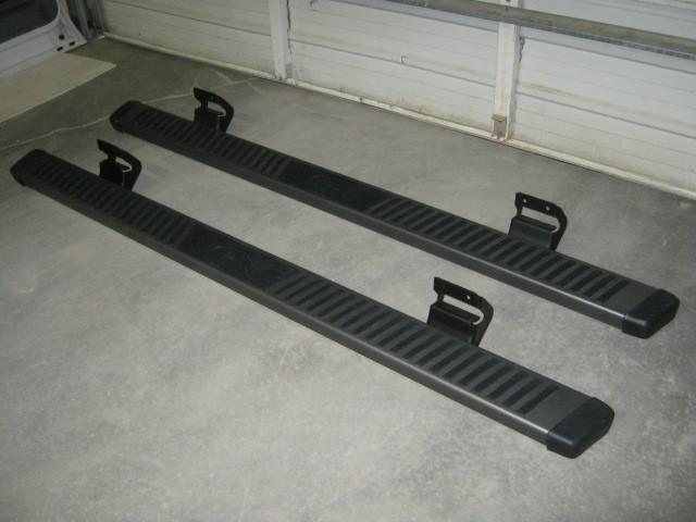 09-10,11,12,13 ford f-150 super crew cab truck oem gray charcoal running boards