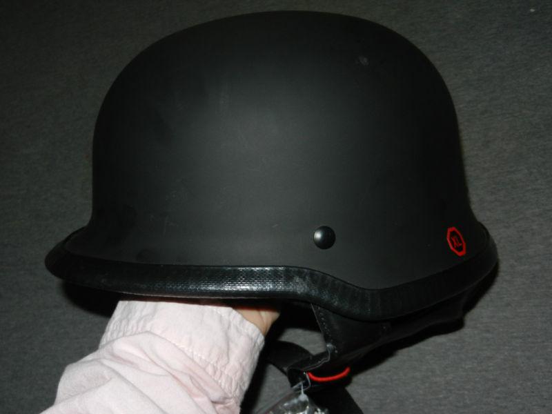 New kerr mens motorcycle helmet m medium black