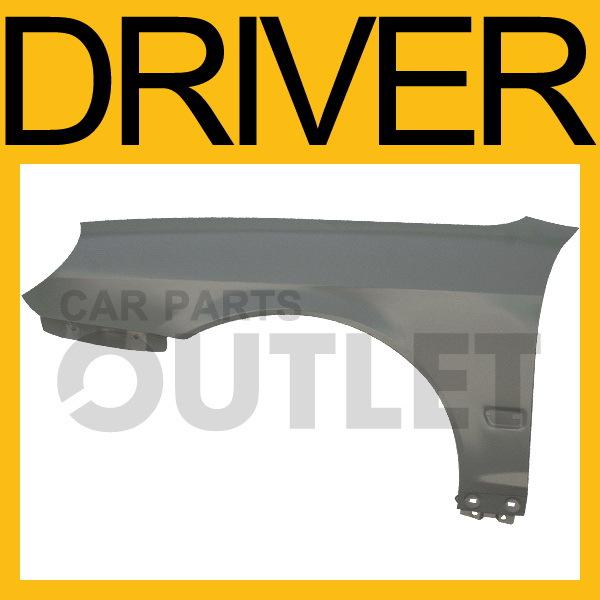 Left primed fender for 02-05 hyundai sonata w/mdlg hole