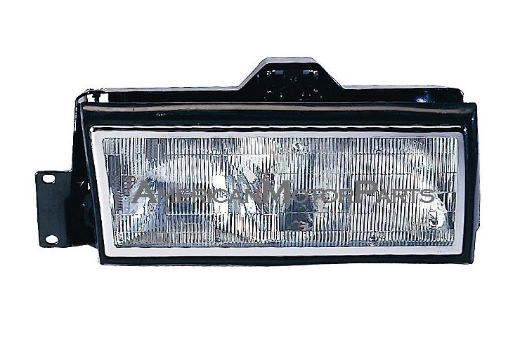 Driver side replacement headlight 89-90 cadillac deville fwd fleetwood fwd