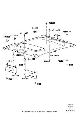 Bc3z25041a20ab ford retainer