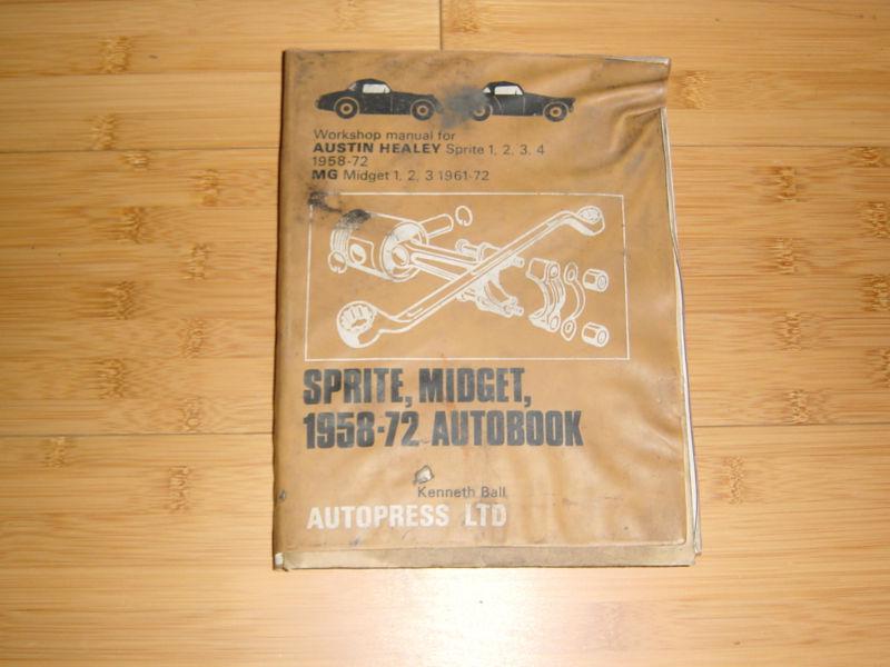 Austin healey sprite 1-2-3 & 4 1958-72 & mg midget 1-2-3 1961-72 workshop manual