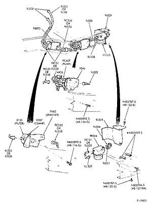 F1tz9b263b reservoir assy 85 86 f150