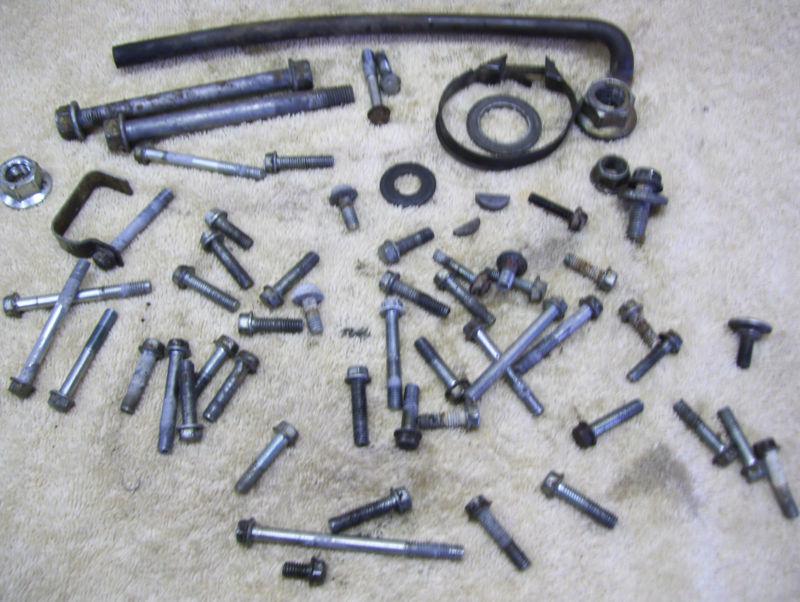 2003 kawasaki kx 125 lower engine hard ware bolt set