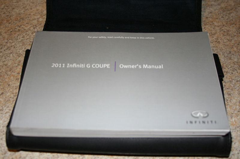 2011 11 infiniti g coupe owners manual